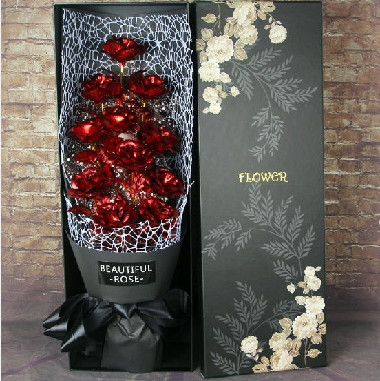 Rose 24K Golden Foil Rose Bundle