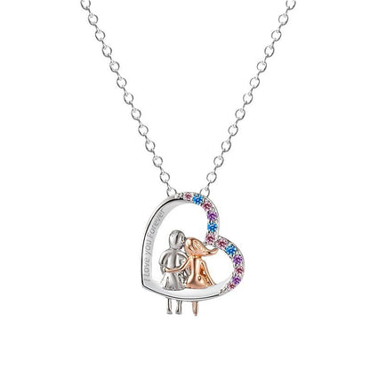 Love Couple Necklace With  Creative Heart-shaped