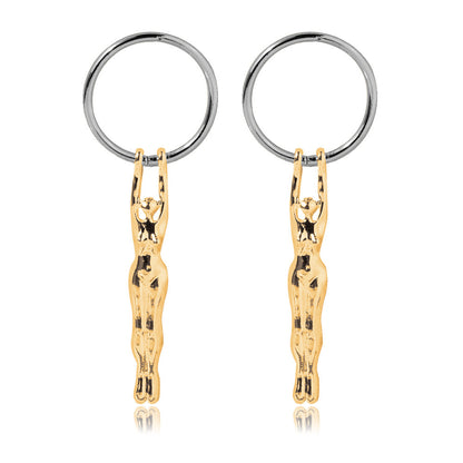 Double hug earrings