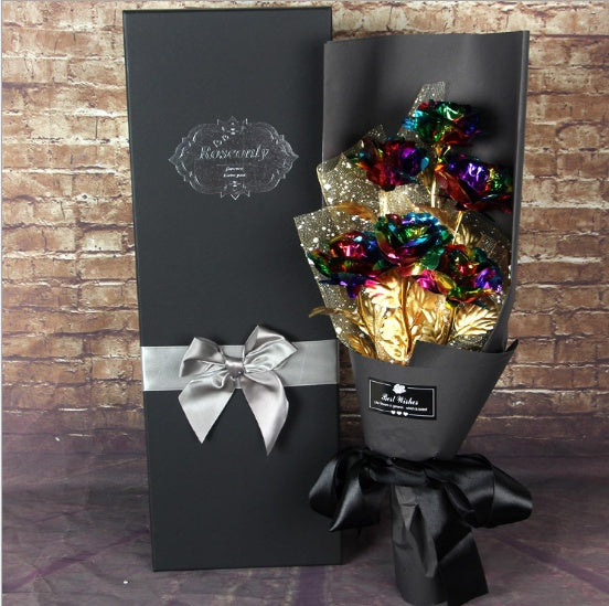 Rose 24K Golden Foil Rose Bundle