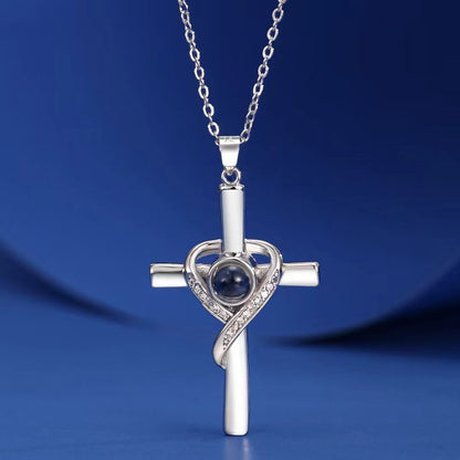 Cross Pendant Necklace Memorial Jewelry