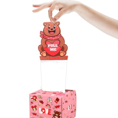 Valentines Day Surprise Folding Paper Money Box