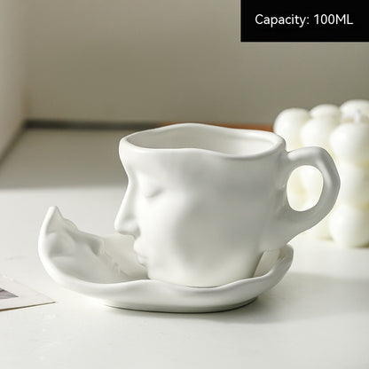 Creative Ceramic Kiss Beauty Coffee Cup