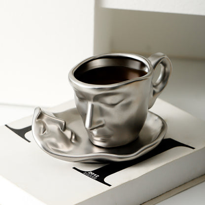 Creative Ceramic Kiss Beauty Coffee Cup