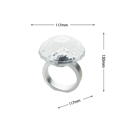 Diamond Ring Projector Lamp Home Bedroom Decoration