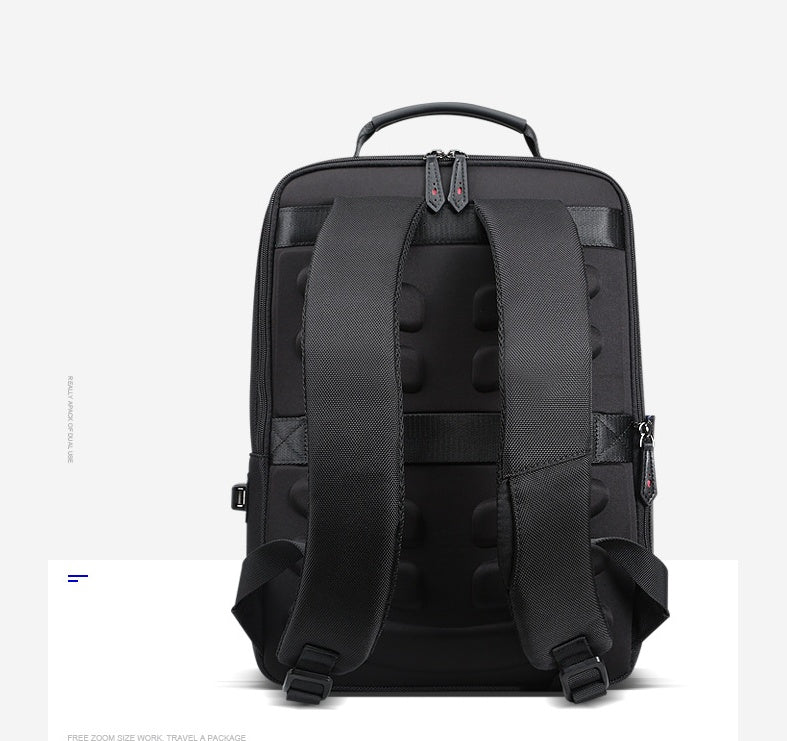 Black Leather Backpack