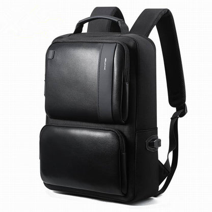 Black Leather Backpack