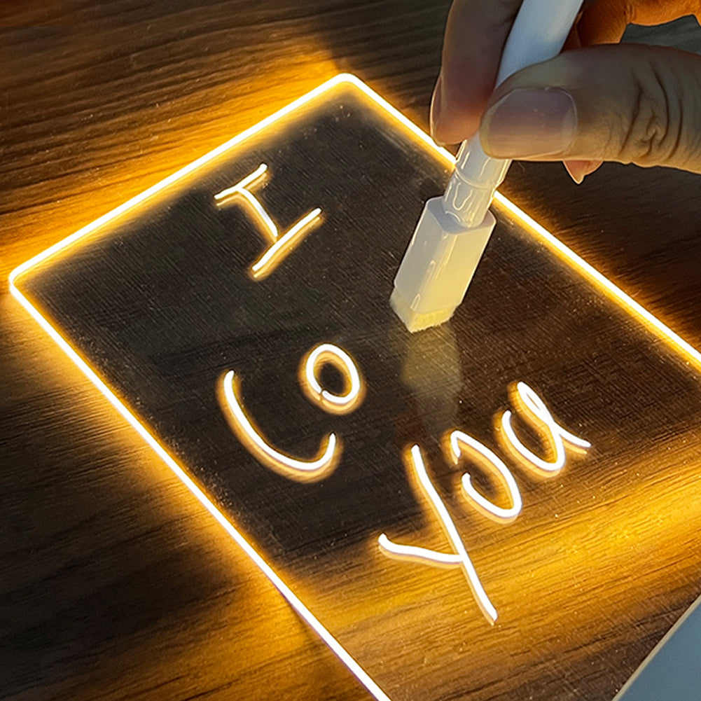 Creative Note   Night Light USB Message Board With pen