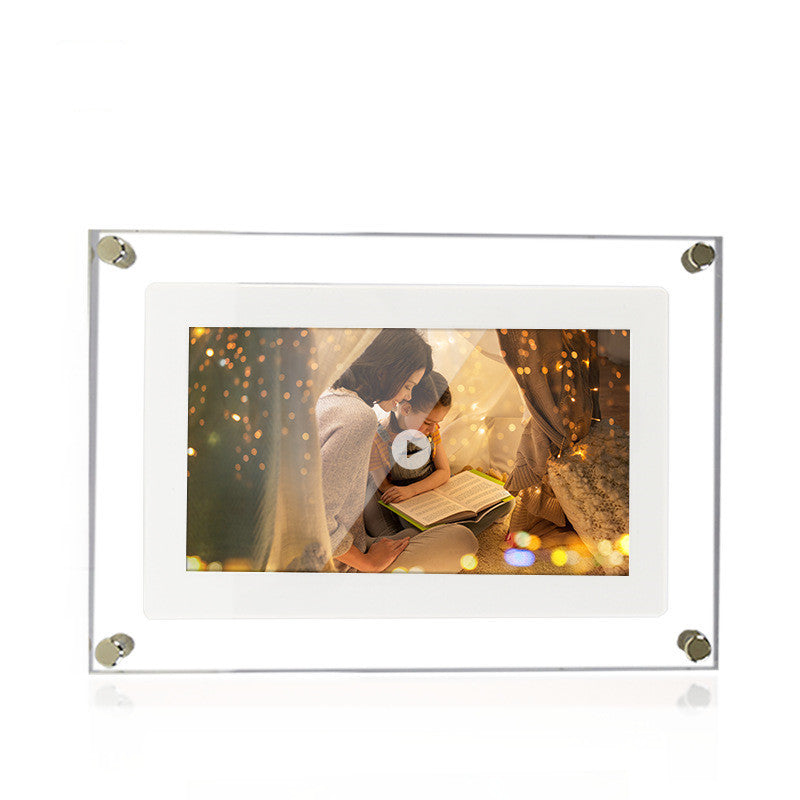 Digital Picture Frame Acrylic 1GB And Battery Type C Video Frame Gift For Loved